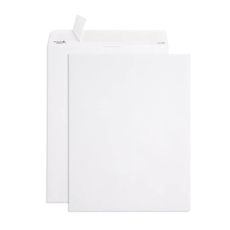 Blue Summit 50 Large Envelopes 12×15, Large Mailing Envelopes 12×15 for Docum…