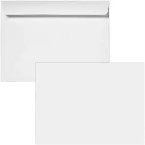 9 x 12 Booklet Envelope Open Side 28lb White 100 Pack gallery
