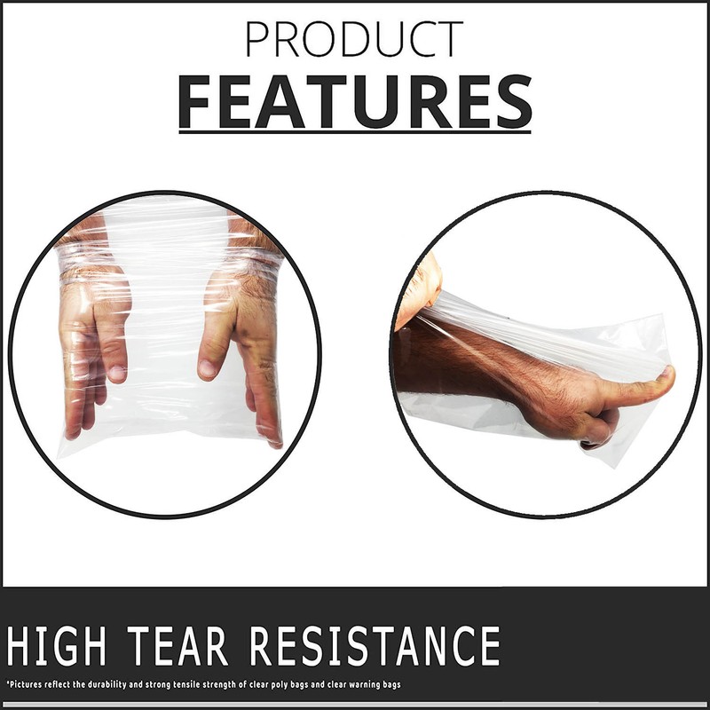 1000 6x9 Clear Plastic Self Seal Poly Bags 1.5 Mil Free 2 Day Shipping gallery
