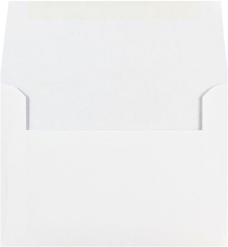 A6 Invitation Envelopes - 4 3/4 x 6 1/2 - White - 50/Pack gallery