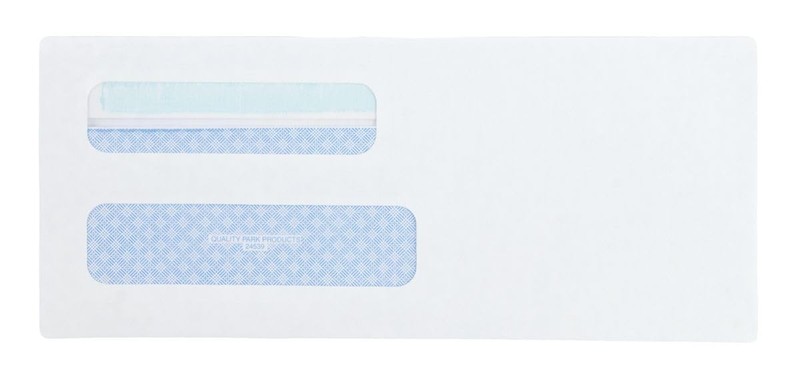 #8 5/8 Security Envelopes, Double Window, Self Seal Envelopes for Invoices/St... gallery