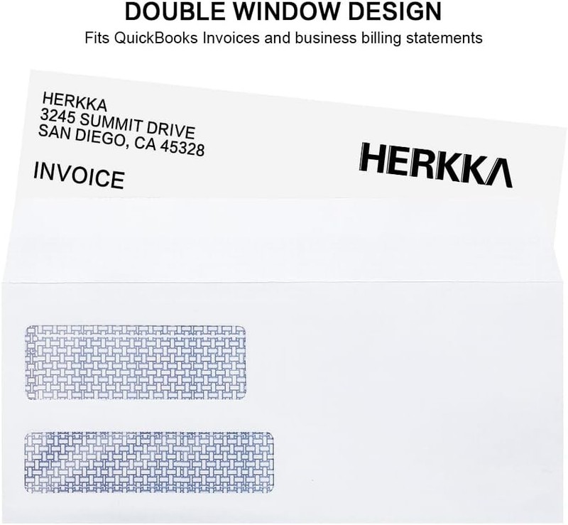 Double Window Security Envelopes, No.9 Double Window Business Envelopes Desig... gallery