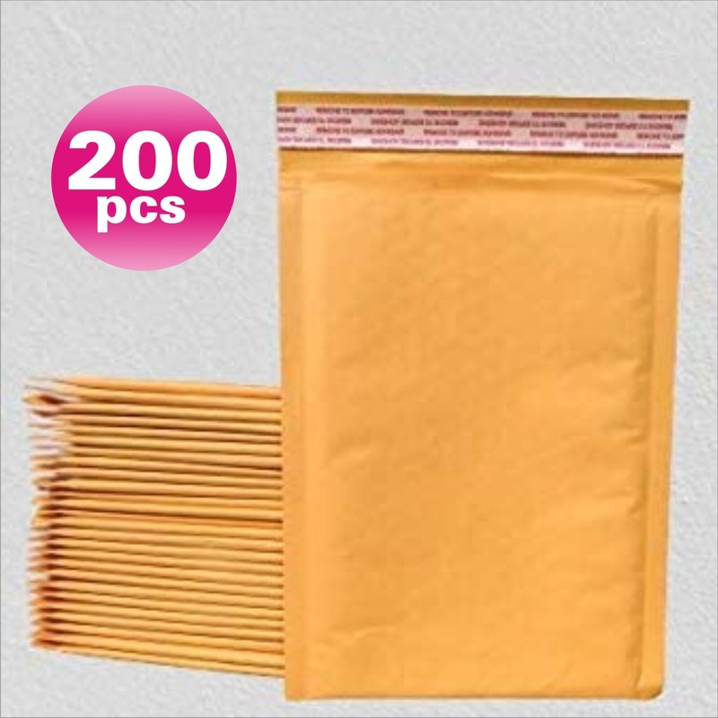 SuperPackage® 200 #1 7.25 X 11 Kraft Bubble Mailers Padded Envelopes 200KB#1