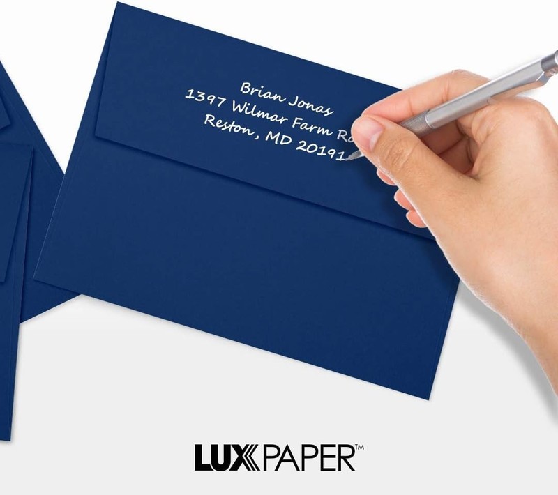 A7 Invitation Envelopes | Peel & Press | 5 1/4" x 7 1/4" | Navy Blue | 80lb. ... gallery