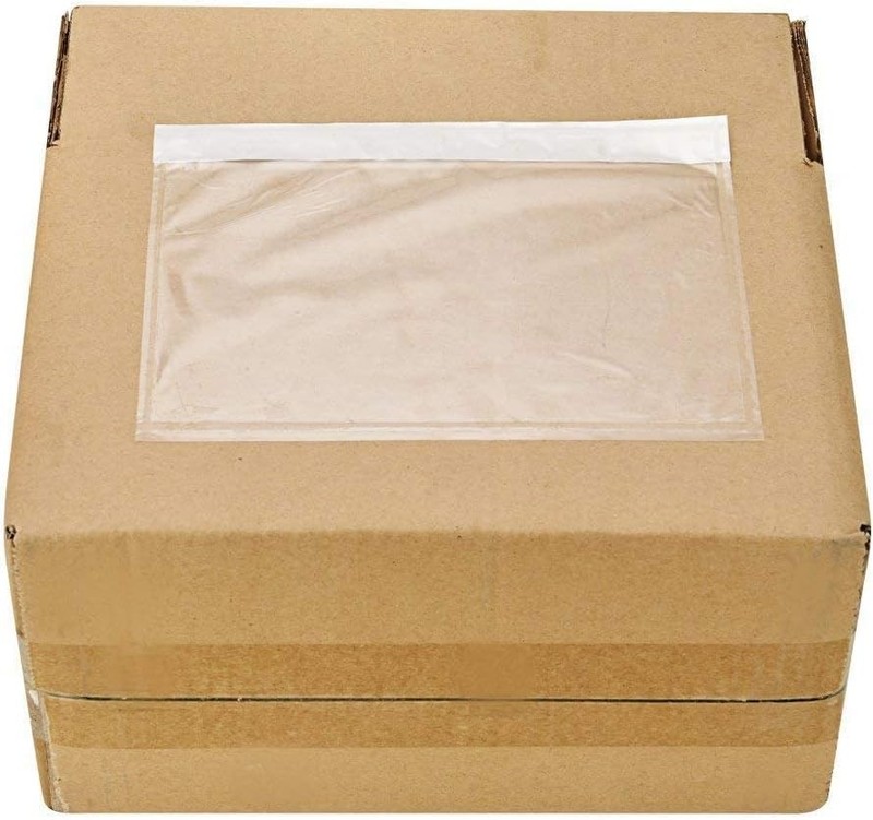 500 PCS 6x9 Inch Clear Adhesive Top Loading Packing List Shipping Pouches gallery
