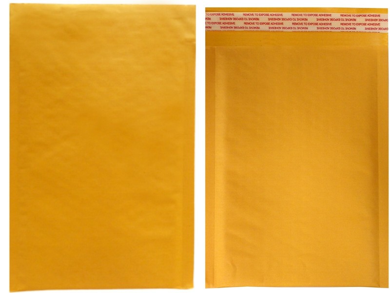 SuperPackage® 500 #00 5 X 9 Kraft Bubble Mailers Padded Envelopes gallery