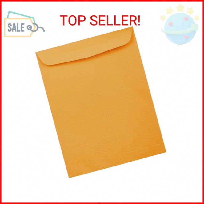 JAM PAPER 12 x 15 1/2 Open End Catalog Commercial Envelopes – Brown Kraft Manila
