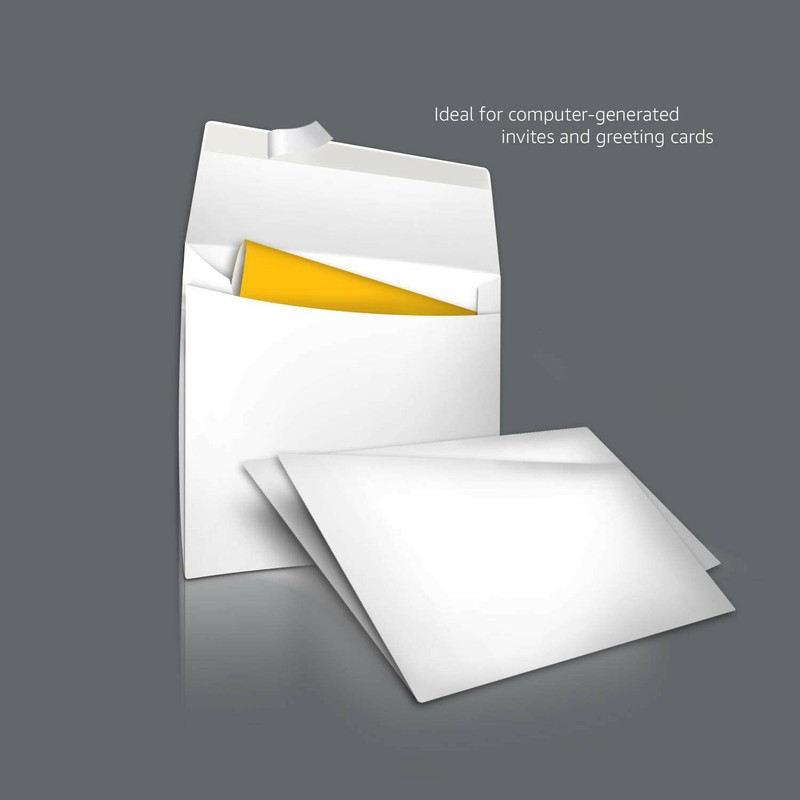 450PK Bright White 4.375×5.75″ Invitation Envelopes Self Seal A2 Greeting Card