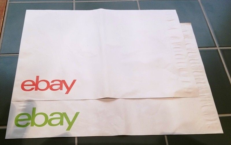 24 eBay Branded Polyjacket 10 x 12.5″ and 12″ x 15″ Envelopes Shipping Supplies