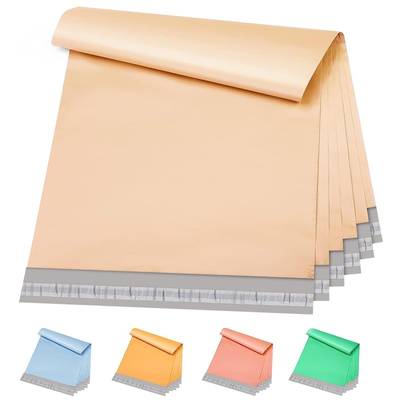 Poly Mailers 14.5×19 100 Pcs | Medium Size Shipping Bags for Clothes | Large …
