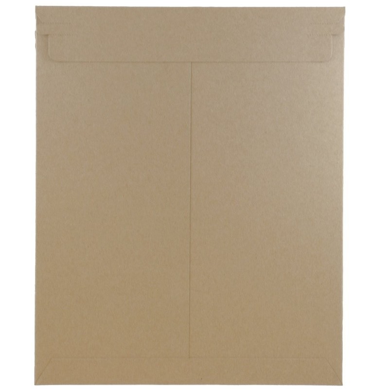 Stay-Flat Photo Mailer Envelopes with Peel & Seal Closure - 11 x 13 1/2 - Bro... gallery