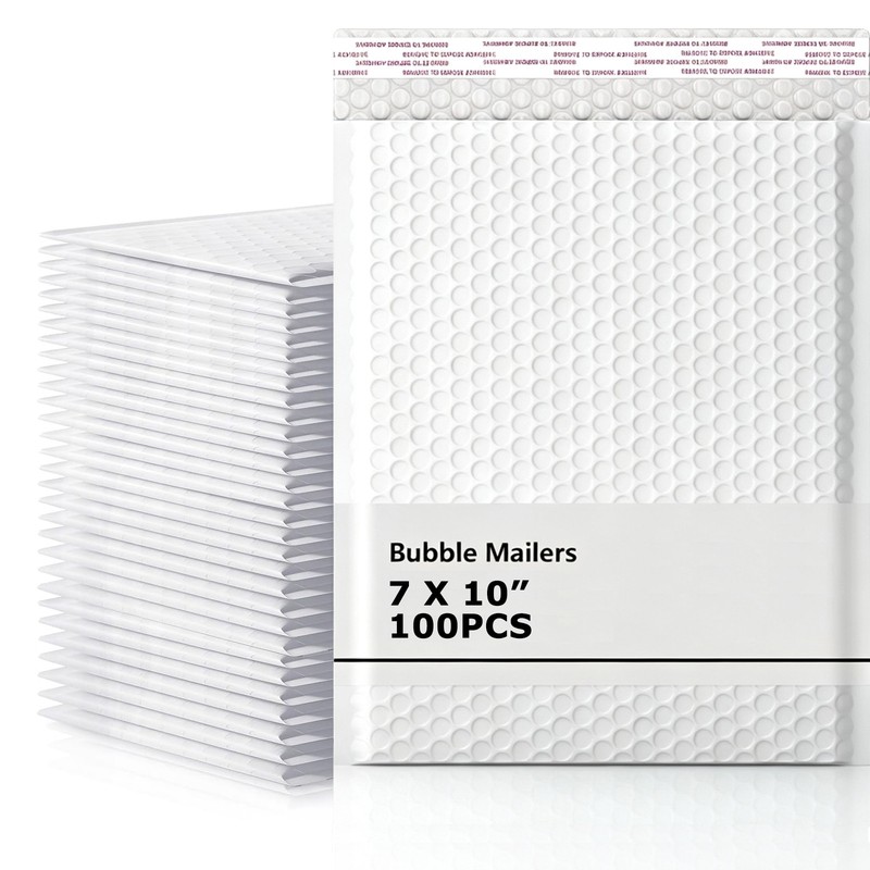 100pcs 7″x10” Poly Bubble Mailers Shipping Mailing Padded Bubble Envelopes Bags