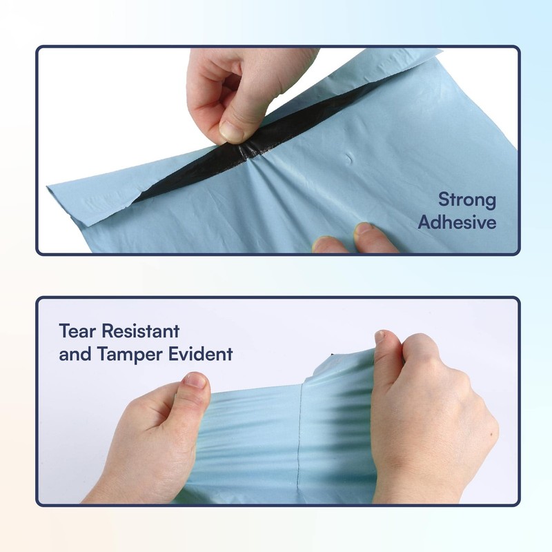 100 Count, 10x13 inch 100% Recycled Poly Mailers Eco Friendly Packaging Envel... gallery