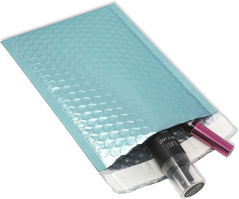 4X8" Metallic Bubble Mailers, Flashy, Durable Self Sealing Padded Mailing Shippi gallery