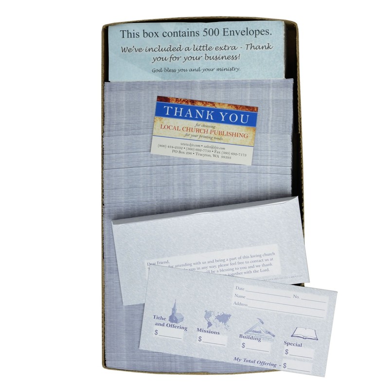 Local Church Publishing Church Offering/Tithe Donation Envelopes Friendly gallery