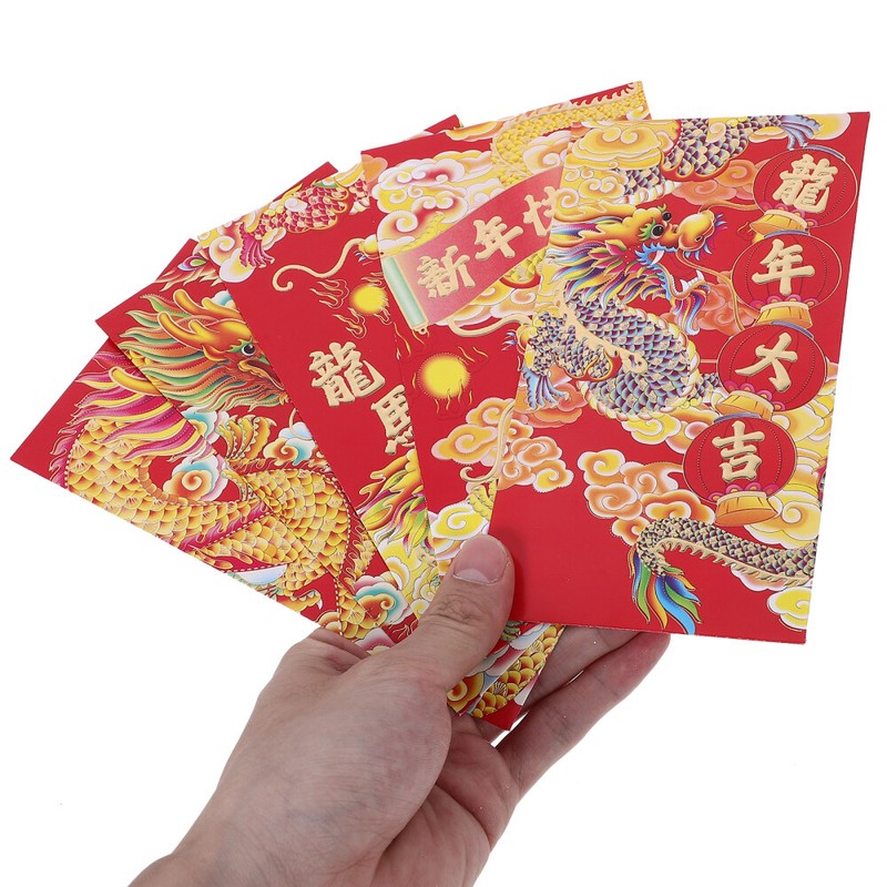 30PCS Chinese Style Red Envelopes Packets Lucky Money Bags 2024 Red Envelopes gallery