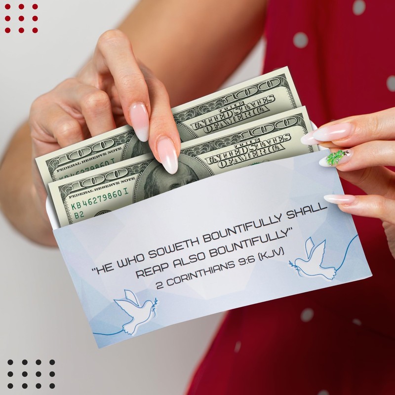Church Offering Envelopes Tithes Cash Donation Finance Organization 200 PCS gallery