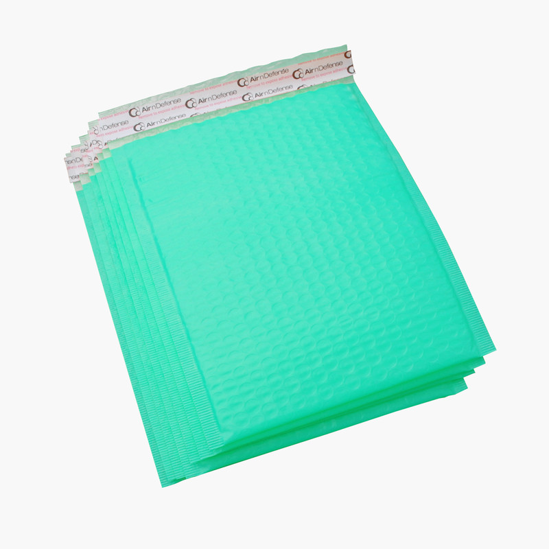 AirnDefense 250 #0 6.5X10" Green Poly Bubble Mailers Shipping Padded Envelope gallery