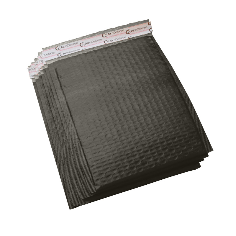 AirnDefense #5 size 10.5X16" Black Poly Bubble Mailers Shipping Padded Envelope gallery