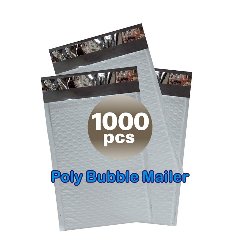 Yens® 1000 #000 4×8 Poly Bubble Padded Envelopes Mailers Inner 4×7 1000PM000