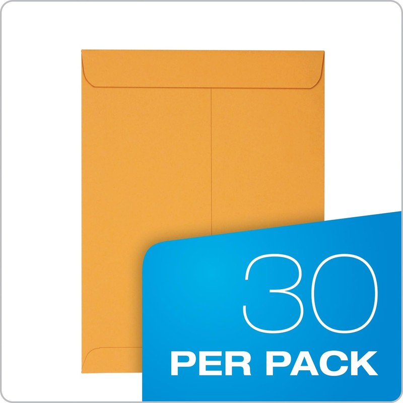 9 x 12 Catalog Envelopes with Self Seal Closure, 28 lb Brown Kraft, for Maili... gallery