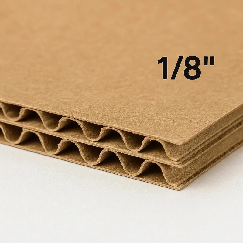 50 - 7.5" x 7.5" Corrugated Filler insert Pads 45 RPM For 7" Record Mailers gallery