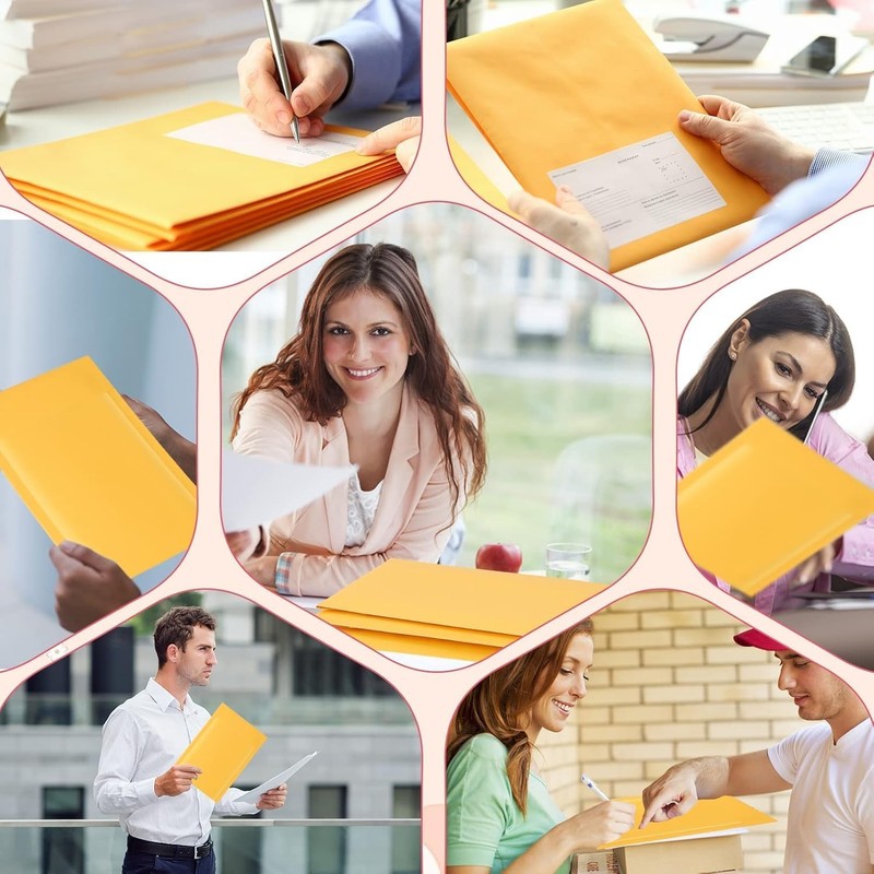 Kraft Bubble Mailers 6X10"100Pack Usable Size 6X9In,Self Seal Strong Adhesive Sh gallery