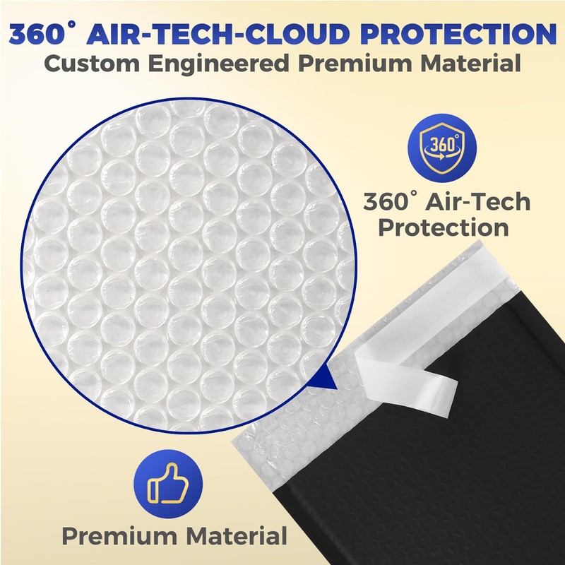 110 Pack 6’’ x 10’’ Bubble Mailer - Self-Sealing Waterproof Small Mailing Env... gallery