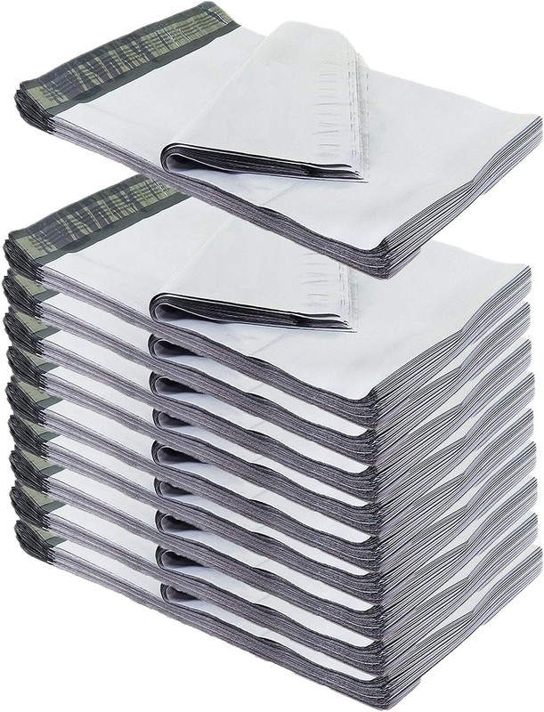500 pcs 10"x13" White Poly Mailers Shipping Bags Envelopes Packaging Premium Bag gallery