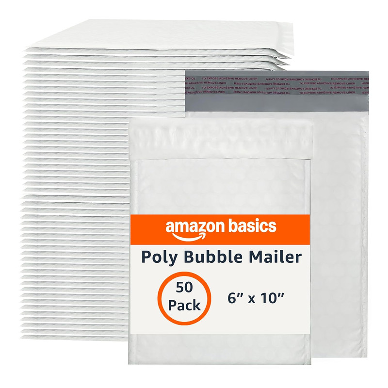 White Poly Bubble Mailer 6″ x 10″ (Internal Size 5.75″ x 9″)