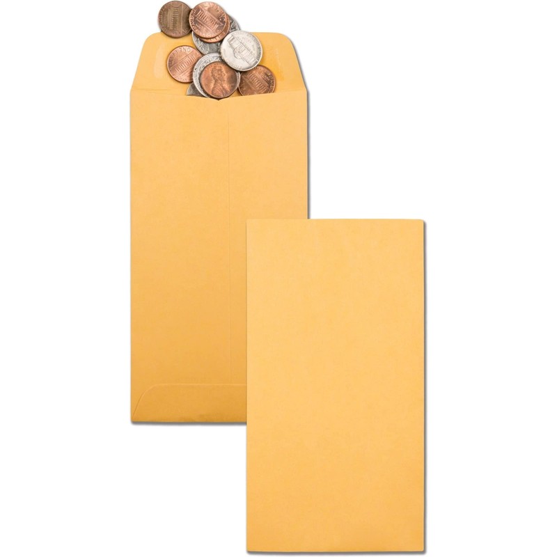 3-1/2 x 6-1/2 Coin Envelopes, #7 Coin Envelopes, 500 Pack, with Gummed Flap, ... gallery