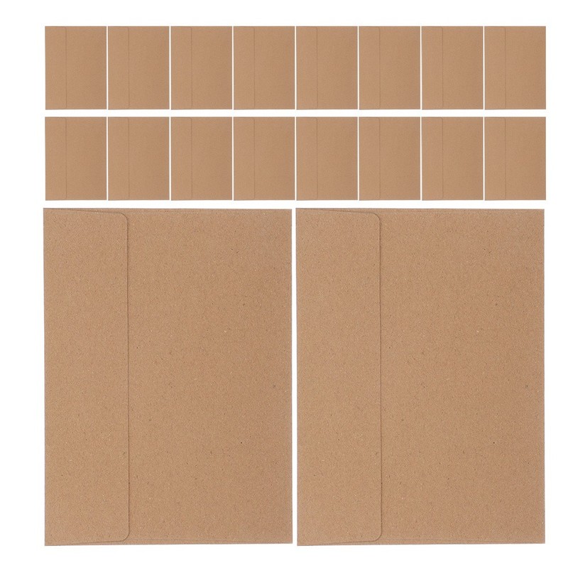 60 Pcs Party Invitation Envelopes Brown Pockets for Greeting Cards gallery