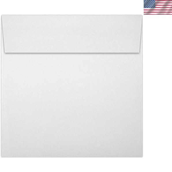 Square Invitation Envelopes | Peel & Press | 6 1/4″ x 6 1/4″ | Bright White |…