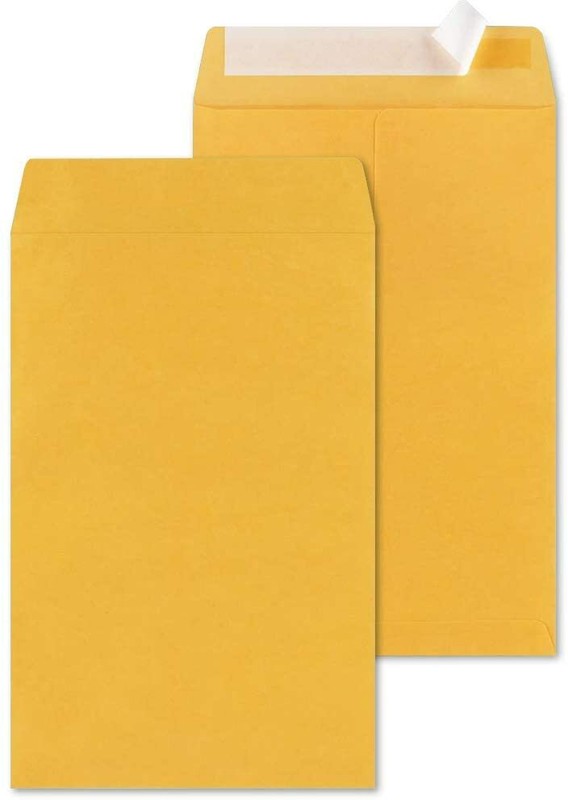 50-9×12 Kraft Brown Self Seal Catalog Envelopes with Peel Mailing 28lb