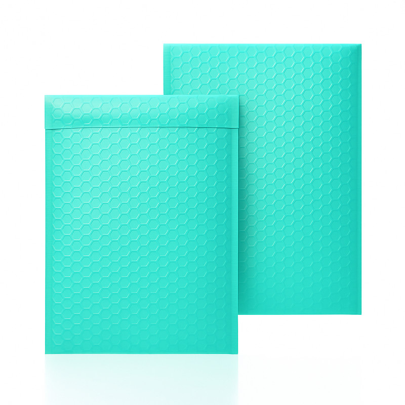 “Teal Bubble Mailers 6.5×10 – Padded Shipping Envelopes (Choose Pack Size)”