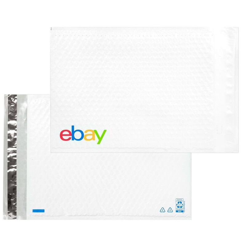 Ebay 6.5″ x 9.25″ Padded Bubble Mailers Lot of 100 * NIB * Ebay-brand * Color *