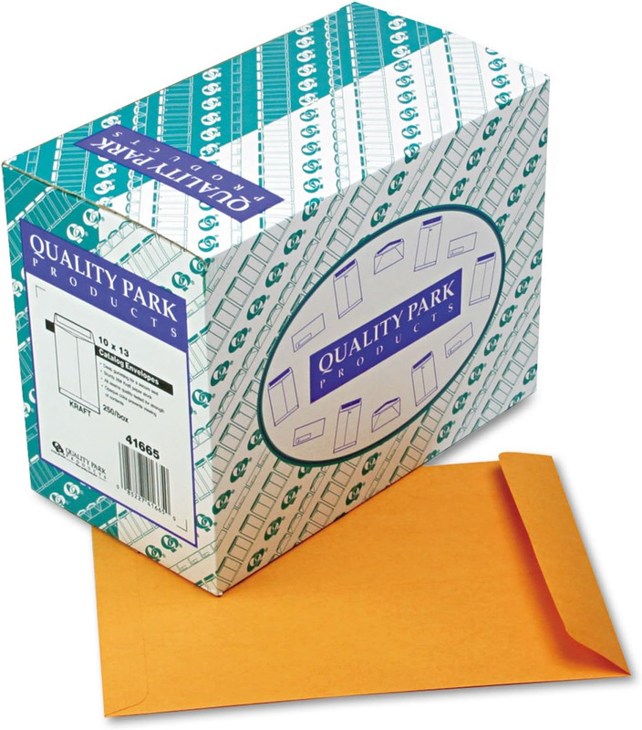 Heavyweight Catalog Envelopes, Gummed, Brown Kraft, 1 X 13, 25 per Box, (41665)
