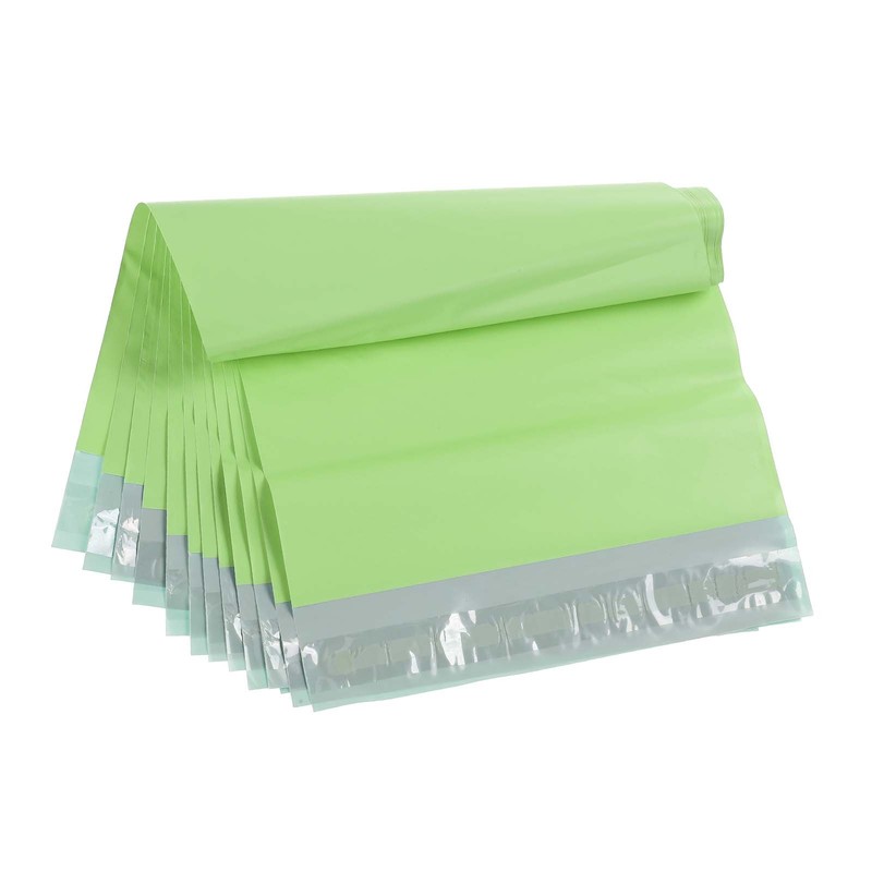 10.5x7.5 Inch Poly Mailers, 100 Pcs Shipping Bags for Clothing Fruit Green