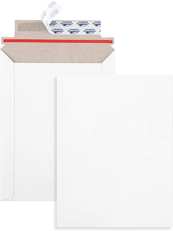 10 7×9 RIGID PHOTO DOCUMENT CARD MAILERS ENVELOPES STAY FLATS 100% RECYCLABLE