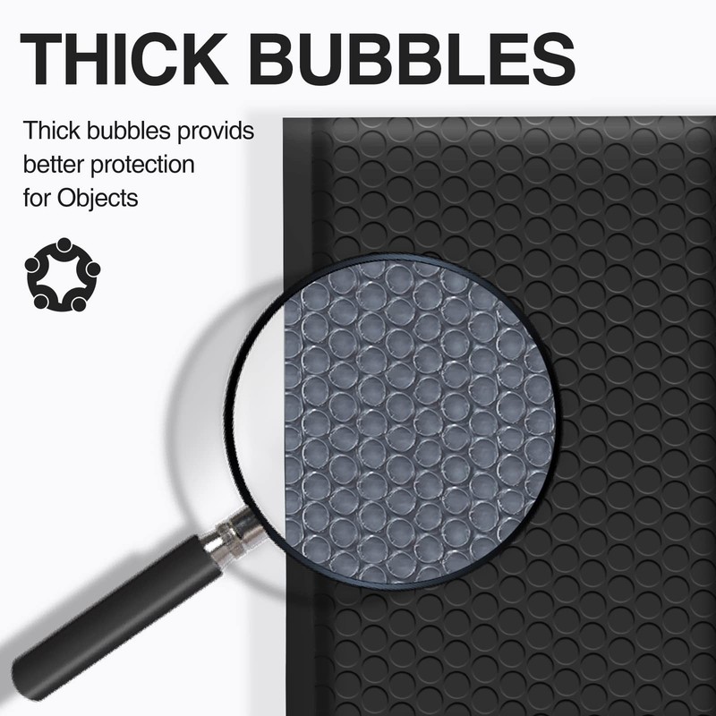 Bubble Mailers 4x8 Inch Black 50 Pack Usable Size 4x7 Padded Envelopes Small ... gallery