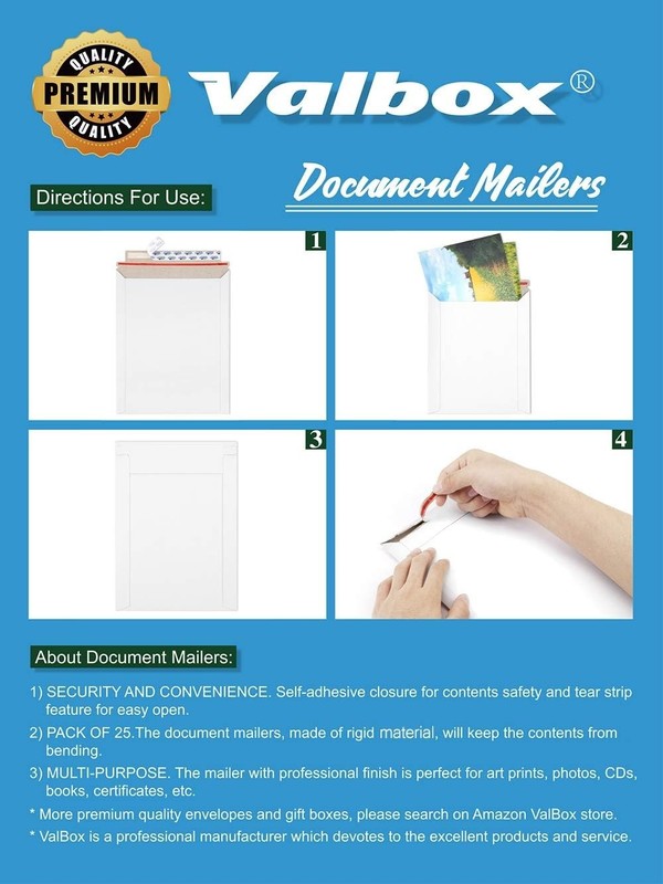 Convenient 25 Pack of 9x11.5 Self-Seal Photo Mailers - Perfect for All Occasions gallery