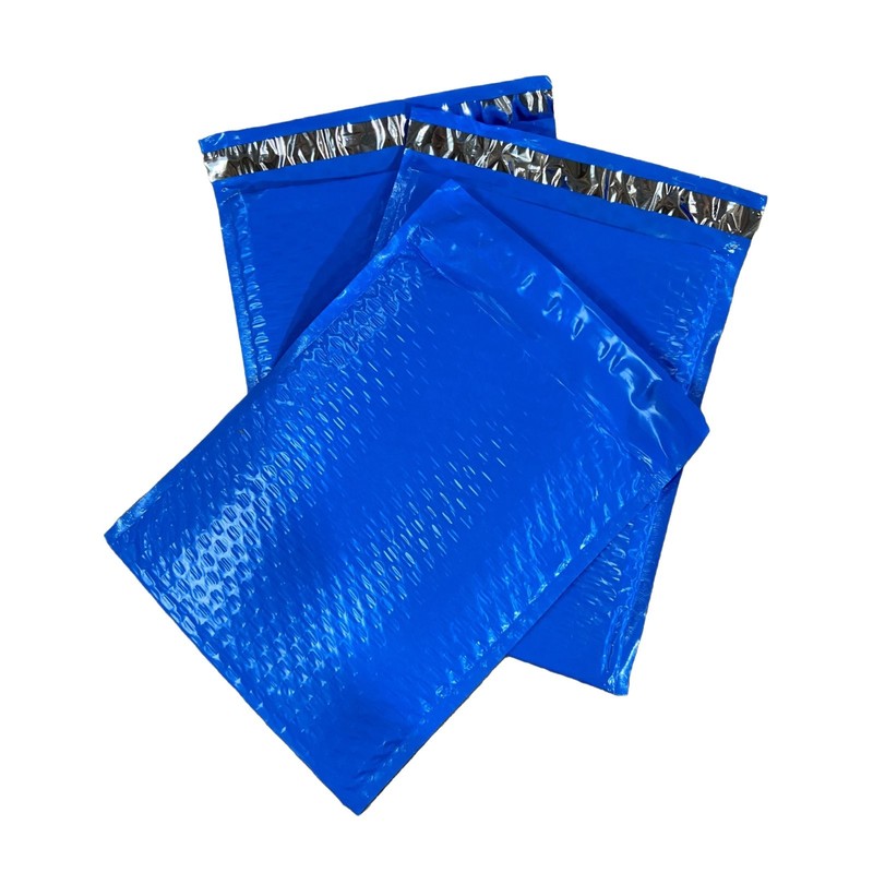 1000 #0 6×10 Blue Poly Bubble Envelopes Padded Shipping Mailers 6″x10″