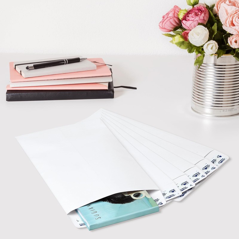 6x9 Self Seal Security Catalog Envelopes 250 Count Small White Envelopes for ... gallery