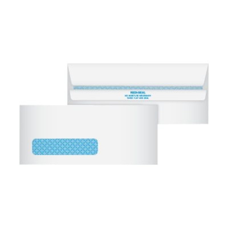 #10, Redi-Seal Security Tint Business Envelopes, Self-Seal, 24-lb, White, 500... gallery