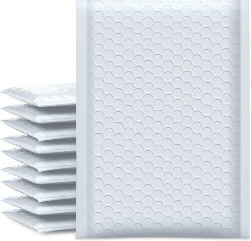 100 #1 7.25×12 poly bubble mailer padded envelope *usable space 7.25″x11″*