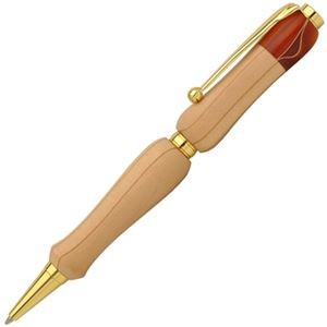 Hida Itsuki Handmade Wooden Ballpoint Pen (Cedar) 0.7mm Japan