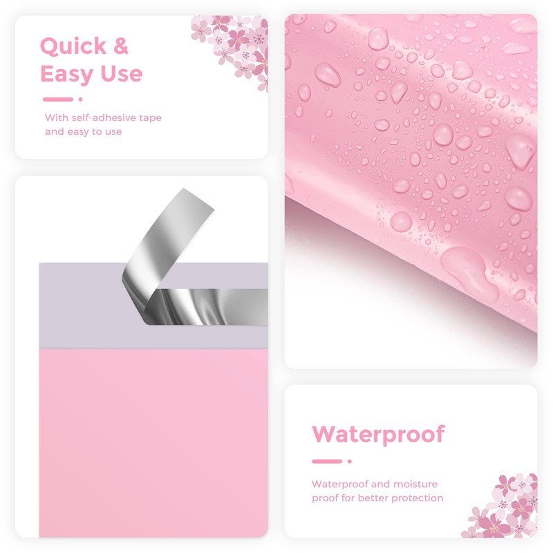 Metronic Poly Mailers 10X13 200 Pack, Strong Adhesive Shipping Envelopes for Clo gallery