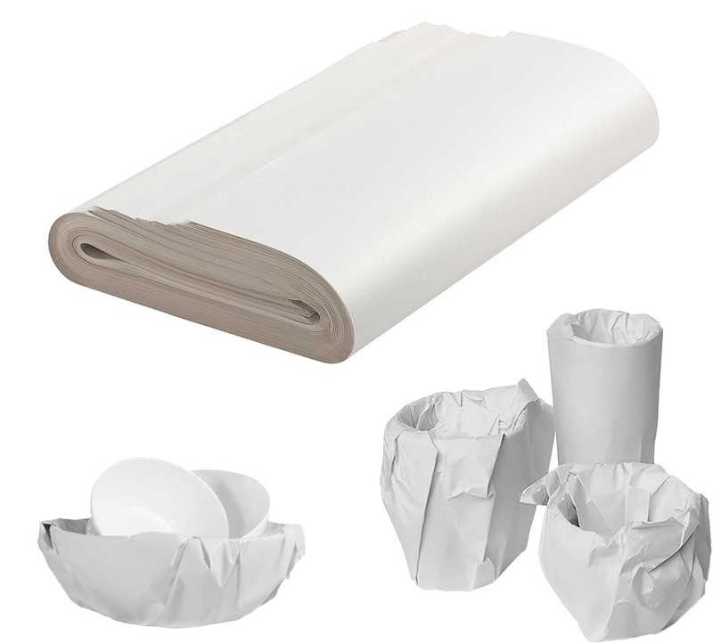 100 Sheets Packing Paper for Moving, Newsprint 100 Pack, white