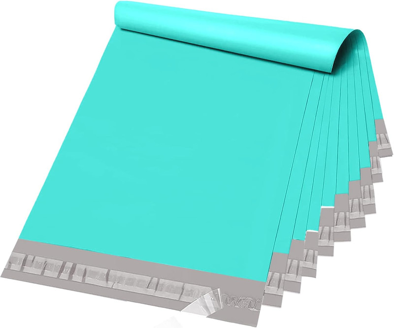 Teal Poly Mailers 14.5X19 50PC, Large Poly Mailers for Small Business Self-Seal